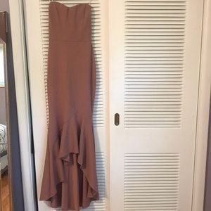 Mermaid Mauve Wedding Dress